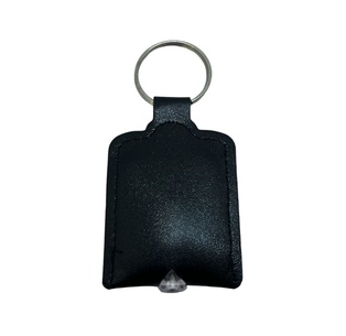 llaveros, poliuretano, negro, 4.2*8.6 centimetros, con linterna