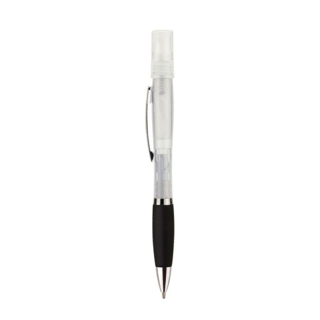 [P285920] lapiceros, plástico, blanco, atom con spray , touch y goma antideslizante
