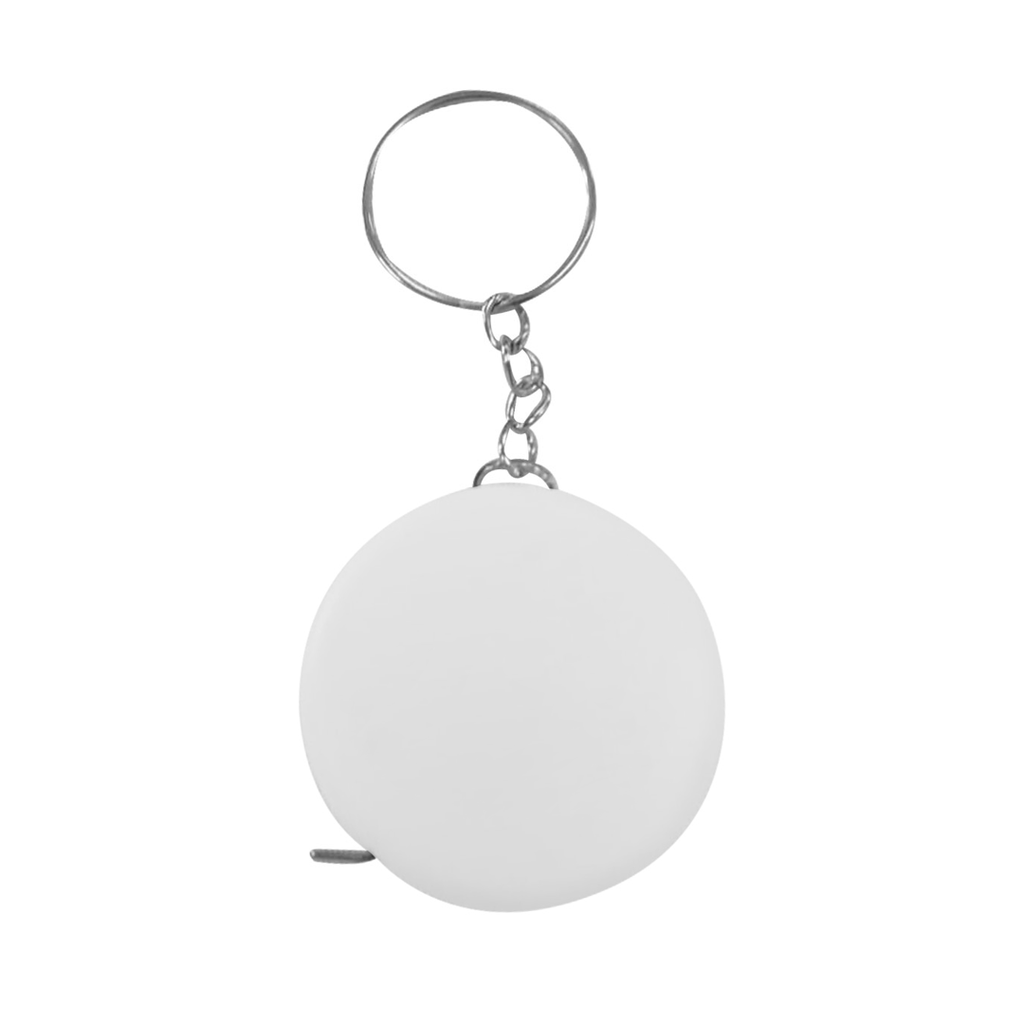 [P265946] metro llavero, metalico, blanco,  ,