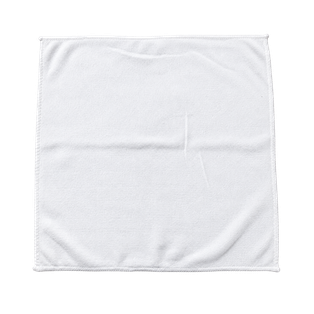toalla, microfibra, blanco, 30*30 centimetros,