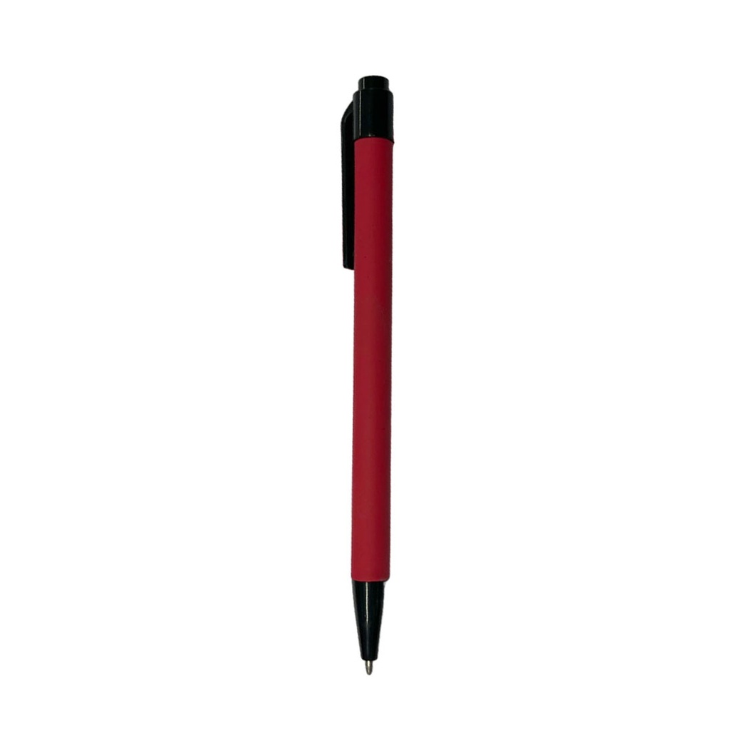 [P280770] lapiceros, metal, rojo,  nd, urano con boton,
