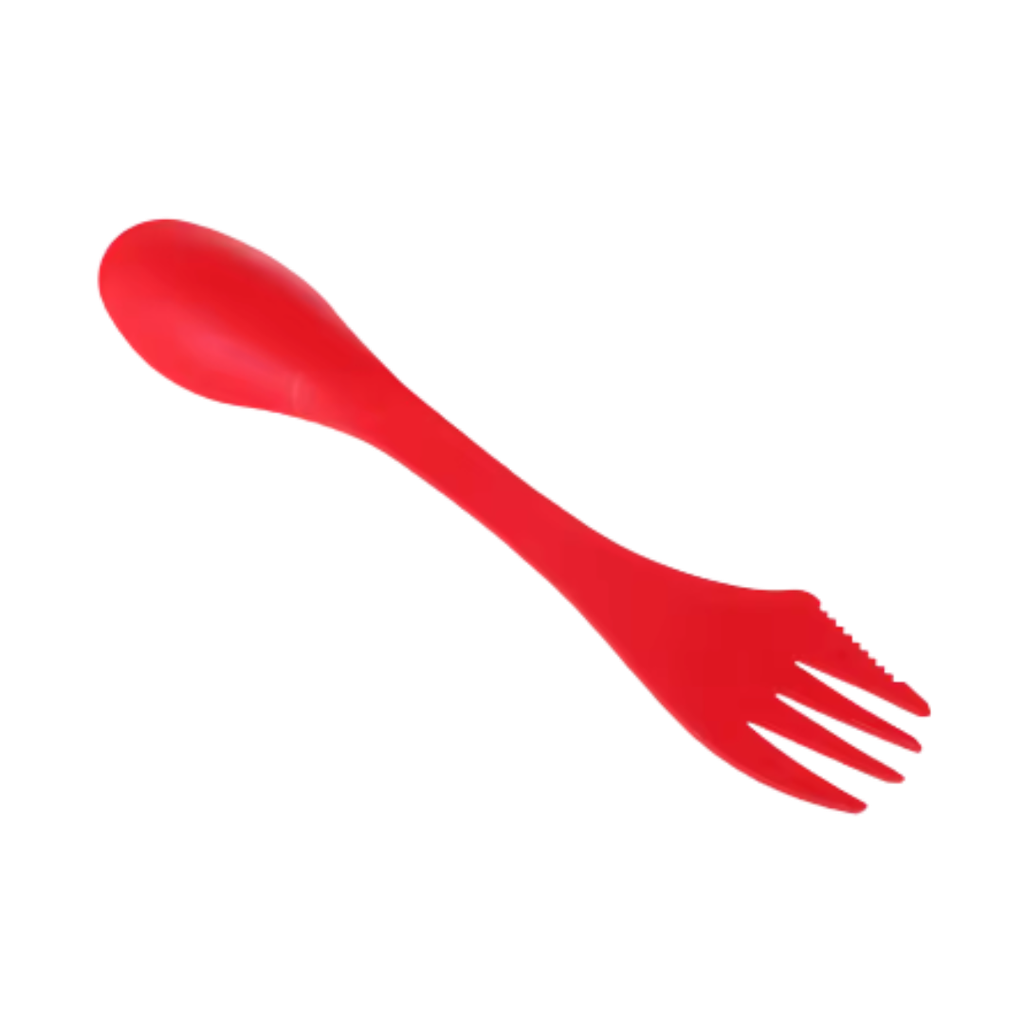 [H532355] cuchara, plástico, rojo, 3 en 1 ,