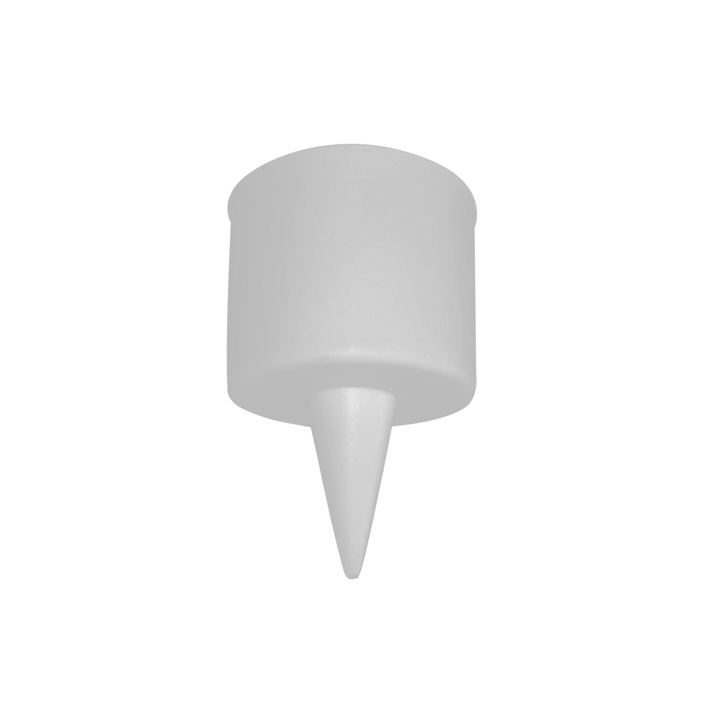 [P220323] posa vasos, plástico, blanco,  nd, para poner en la arena