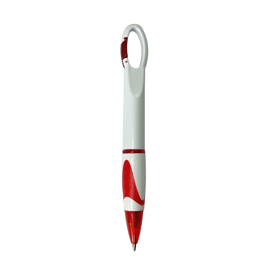 [P280279] lapiceros, plástico, rojo, 14 centimetros, con gancho
