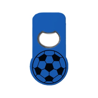 destapador, plástico, azul reflex, 5*9.8 centimetros, diseño pelota