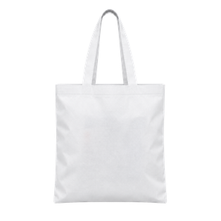 bolsa, tela ecológica, blanco, 80 gsm 40*35 centimetros, plana sin fuelle cosida