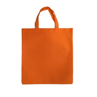 bolsa, tela ecológica, anaranjado, plana 80 g , 40*35 cm