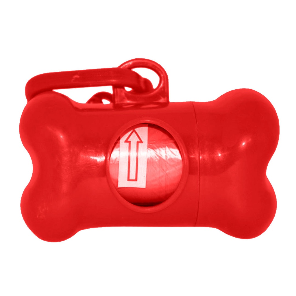 [MS120015] huesito, plástico, rojo, 15 bolsitas , desechables