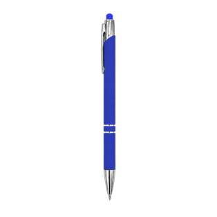 lapiceros, aluminio, azul reflex, 14.5 cm, Lyra con recubrimiento de caucho y touch