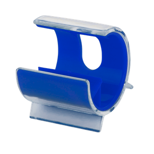 posa celular, plástico, azul reflex, 5.5*5.5*5.1 centimetros, curvo