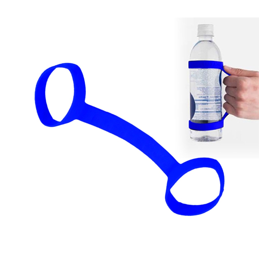 [P220421] sujetador de botellas, plástico, azul reflex,  nd,