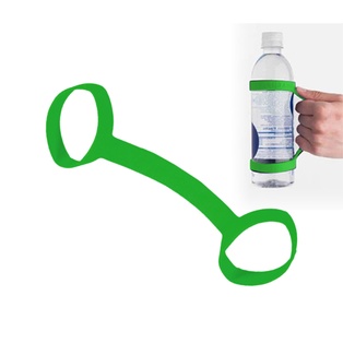 sujetador de botellas, plástico, verde,  nd,