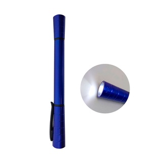 lapiceros, plástico, azul reflex, 14 centimetros, head, con linterna