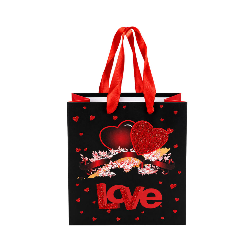 [F440628] bolsa de regalo diseño de corazones 20*16*8cm