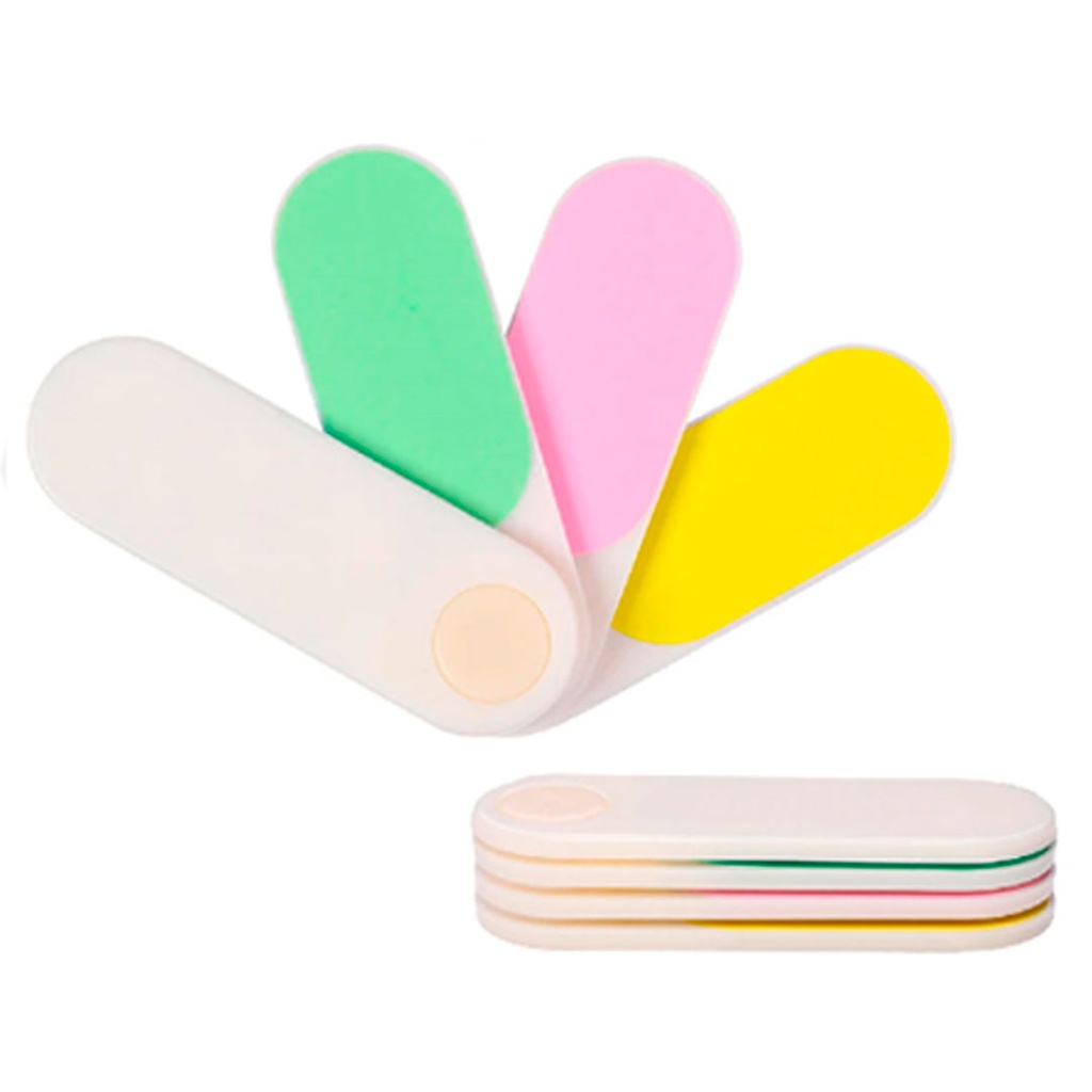 [B662068] set, plástico, blanco, 6.7*2.2 centimetros, de limas