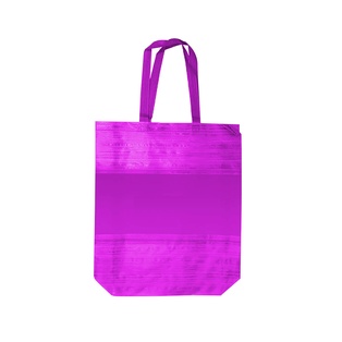bolsa, tela ecológica, fucsia, 42*10*38 centimetros, con diseño