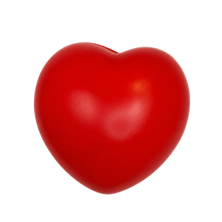 corazón antiestrés, , rojo, 7*6.8*5 centimetros, pu