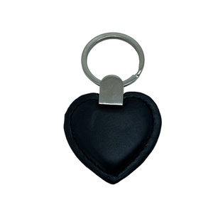 llaveros, cuerina, negro,  nd, en forma de corazon