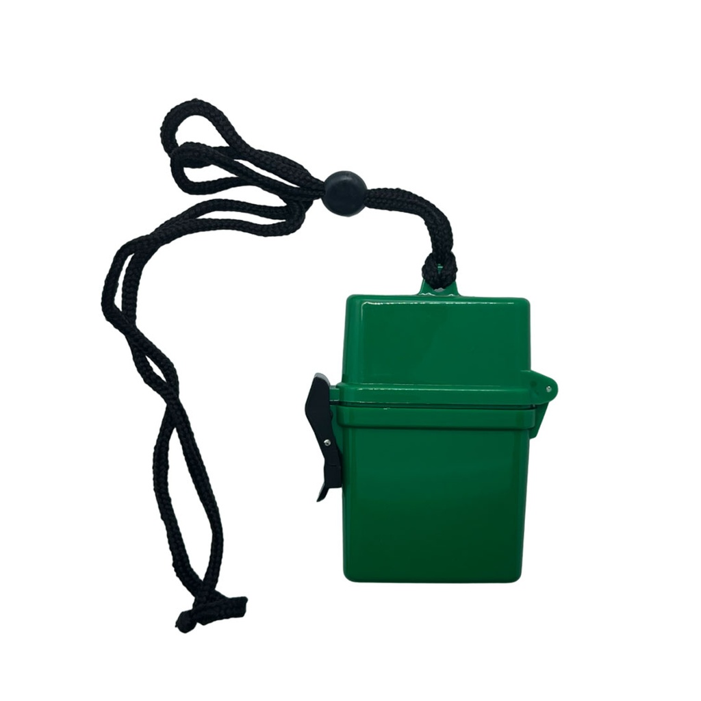 [P260217] estuche, plástico, verde,  nd, a prueba de agua
