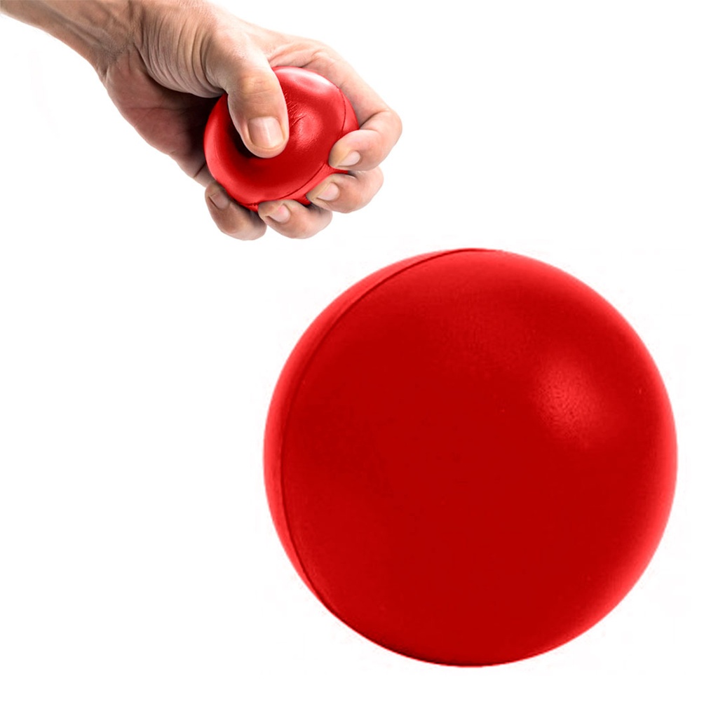 [P220157] antiestres, poliuretano, rojo, 6.3 centimetros, pelota