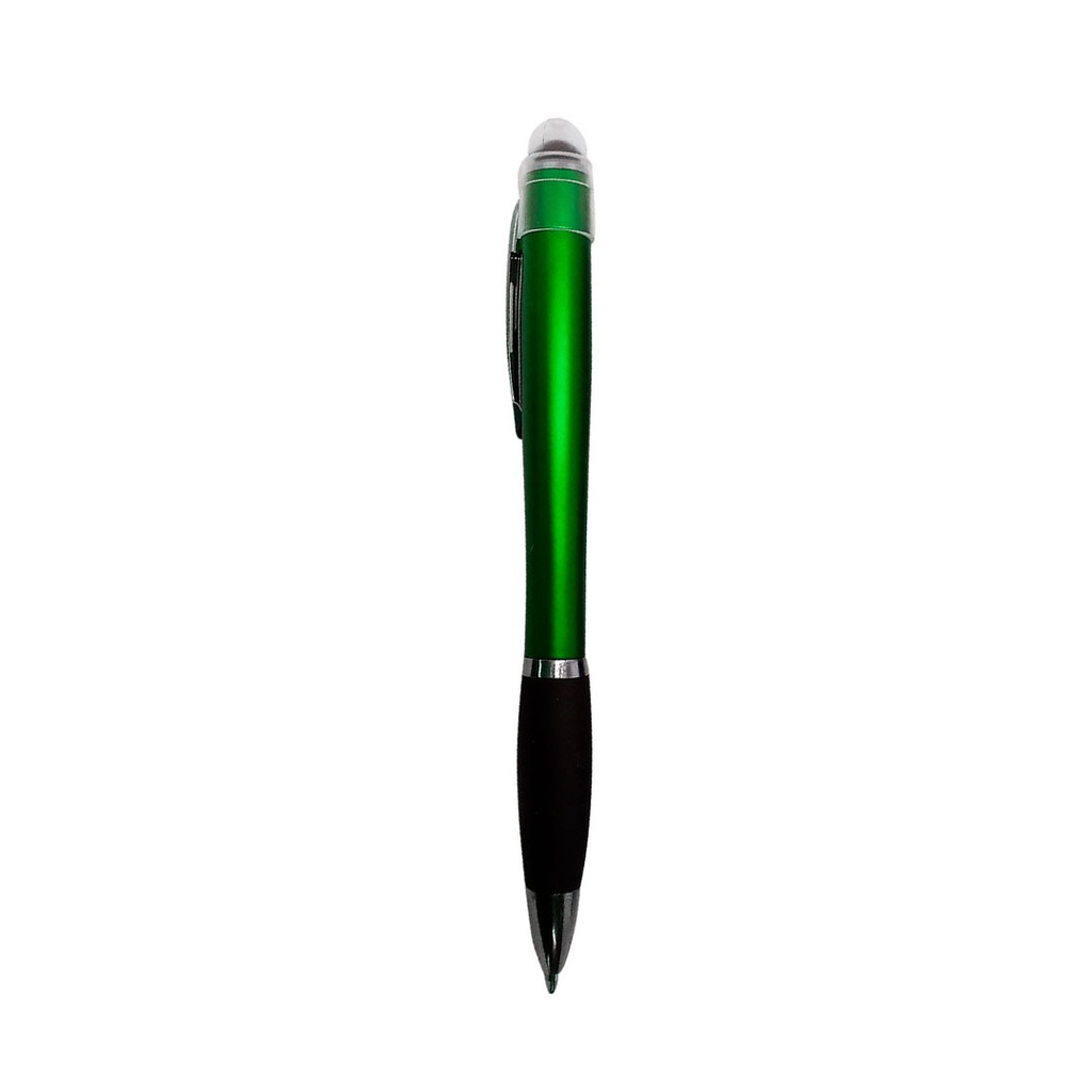 [P280677] lapiceros, plástico, verde, 15 centimetros, scorpio con  touch y luz interna