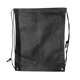 bolsa tipo mochila, tela ecológica, negro, 32*42 centimetros, cosida