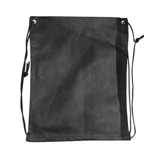 bolsa tipo mochila, tela ecológica, negro, 32*42 centimetros, cosida