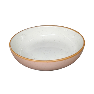 bowl, cerámica, rosado,  nd, interior blanco