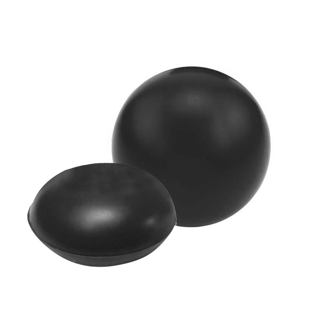 [P220843] antiestress, poliuretano, negro, 7.5*4 centimetros, redondo