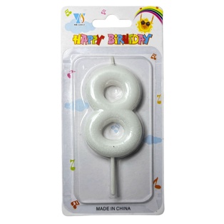 vela no. 8 neon 6.8*14cm