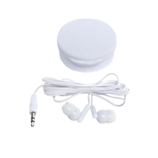 auricular en caja transparente