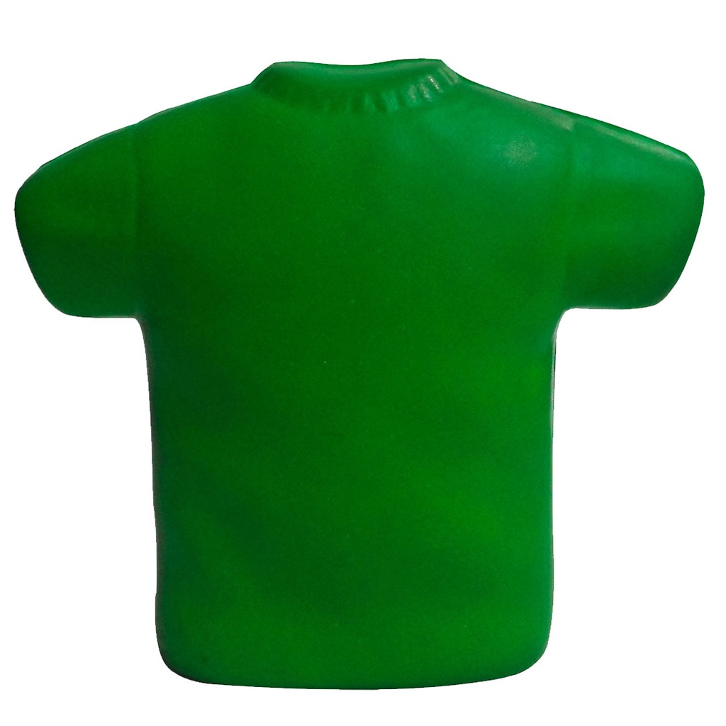 [P220185] antiestress, poliuretano, verde, 8.8*8*3.2cm centimetros, en forma de camisola