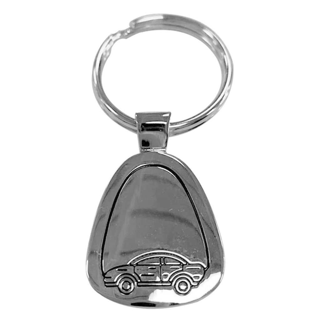 [P240440] llaveros, metal, plateado,  nd, ovalado para carro
