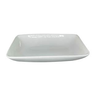 plato, cerámica, blanco, 6.75 ,