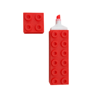 marcador lego rojo