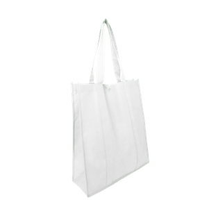 bolsa, tela ecológica, blanco, 40*35*12cm centimetros, reforzada con agarrador
