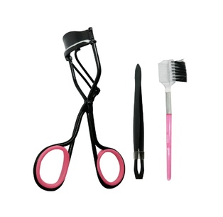 set de curlash, cepillo y pinzas de 3.5*10 cm.