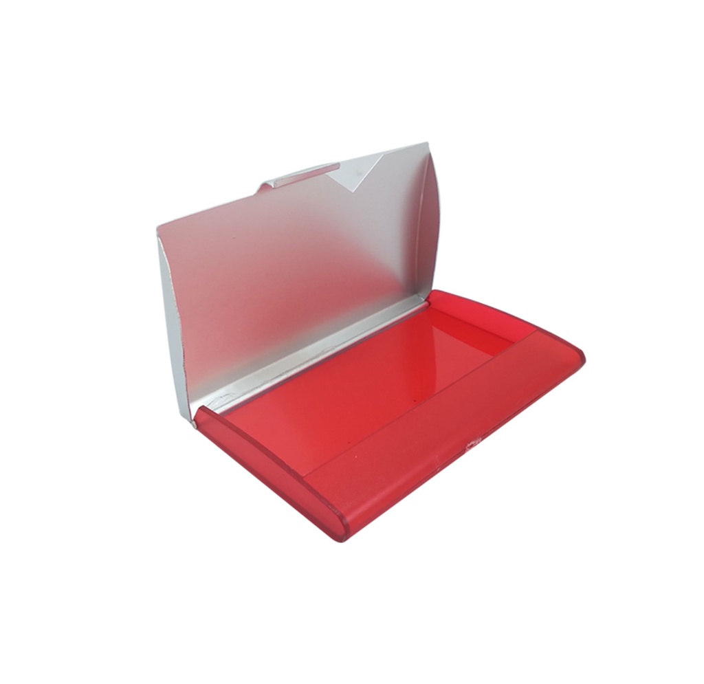 [P280060] porta tarjeta rojo 8*6.5*1cm