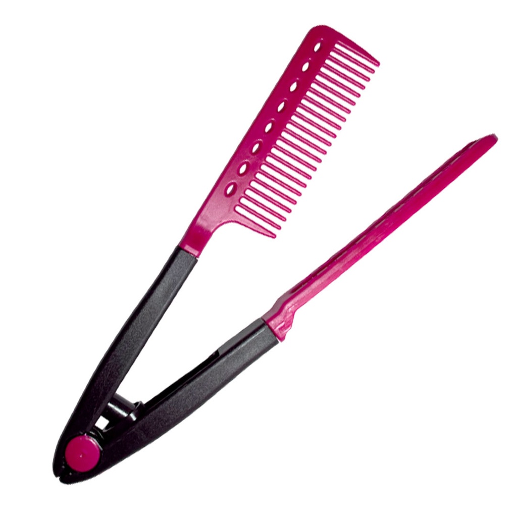 [B600011] peine, plástico, fucsia, facil planchado , ,