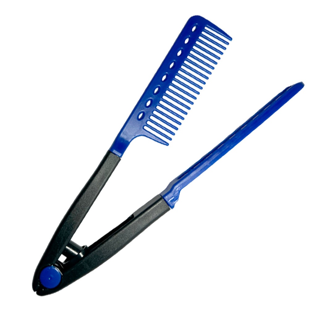[B662119] peine, plástico, azul, facil planchado ,