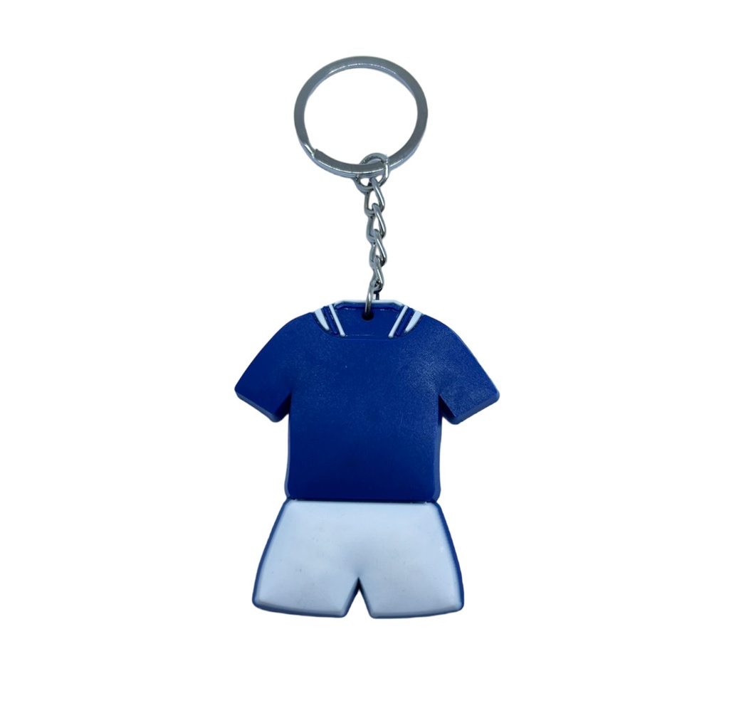 [P220180] llaveros, pvc, azul,  nd, en forma de camiseta