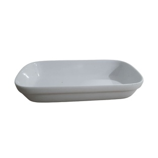 bowl, cerámica, blanco, 8 pulgadas, rectangular