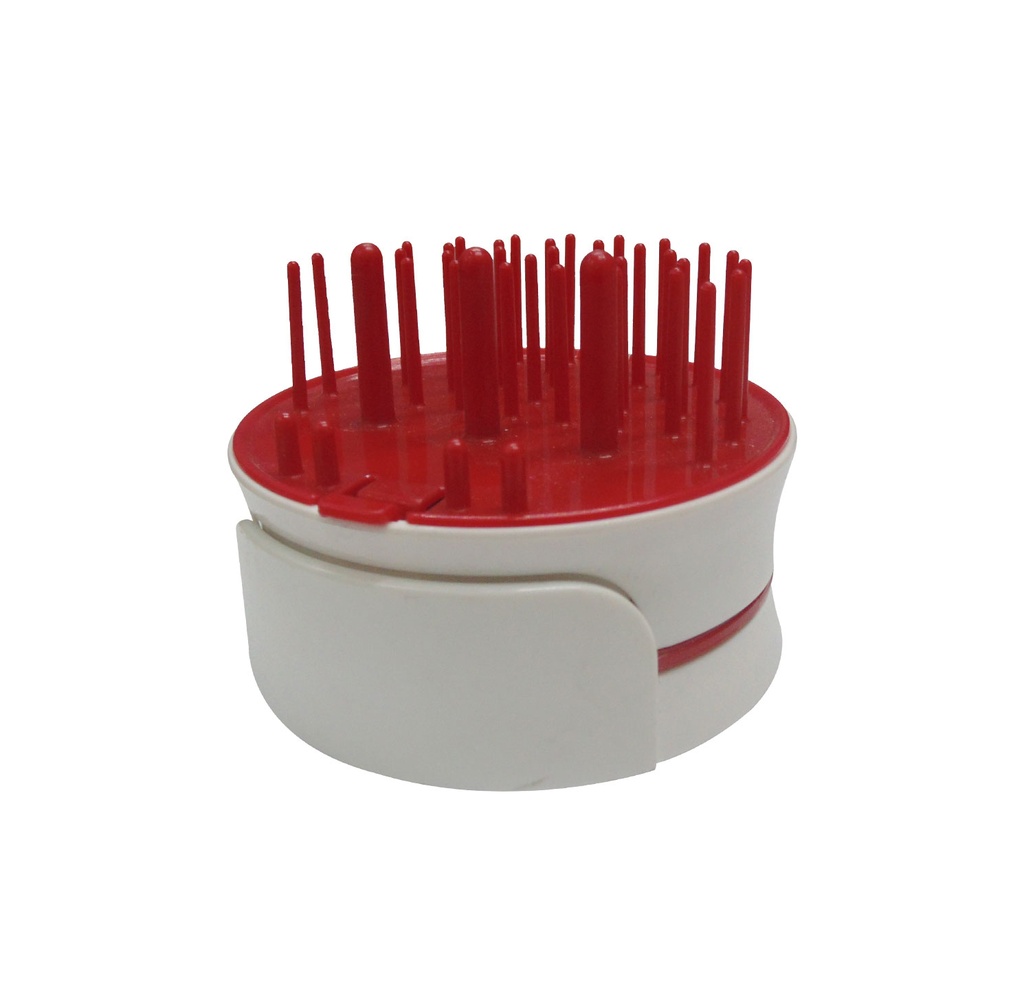 [P265463] posa celular, plástico, rojo,  nd, con guarda clips