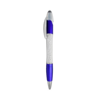 lapiceros, plástico, azul reflex, 15.3 centimetros, con touch y diamantes internos