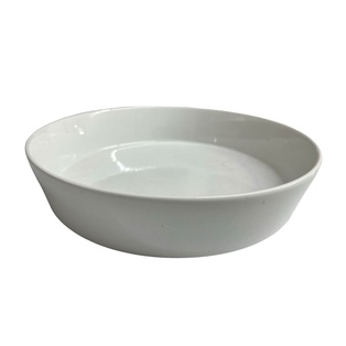 plato, cerámica, blanco, 8.25 pulgadas, redondo