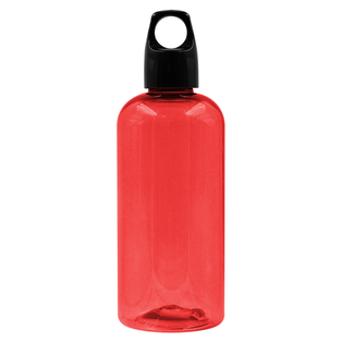 pachones, plástico, rojo, 500 ml, Parker translúcido tapa negra