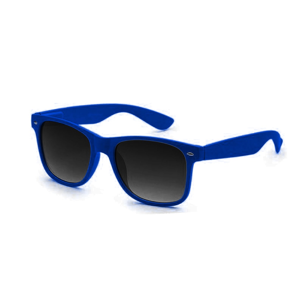 [P265953] lentes, plástico, azul reflex, oscuros con , proteccion uv 5*15