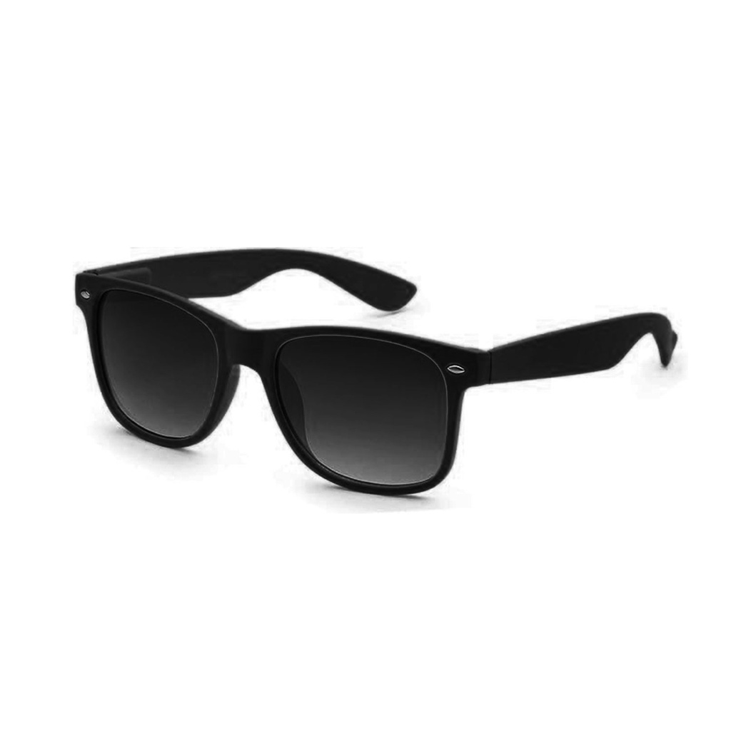 [P265957] lentes, plástico, negro, oscuros con , proteccion uv 5*15
