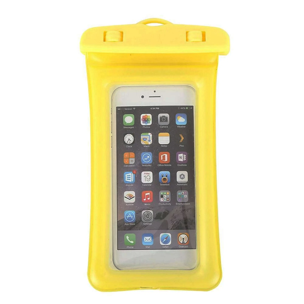 [P251128] porta documentos, plástico, amarillo, 11.5*23 centimetros, a prueba de agua