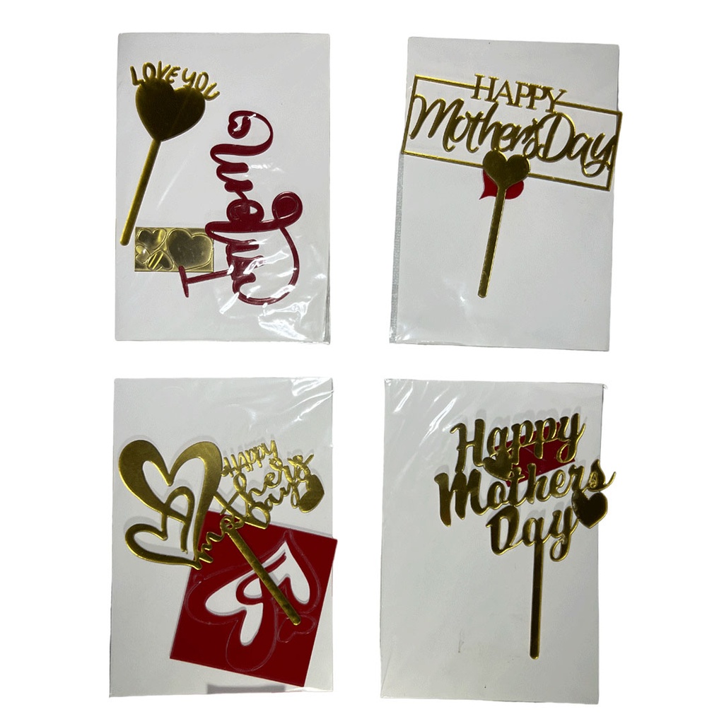 [F441290] adorno, acrilico, surtido, 8*12 centimetros, leyenda para mama